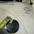 5-shot group at 100 yards with RRA hand-built AR-15 || DMC-ZS3@4.1 | 1/1000s | f6.3 | ISO100 || 2011-03-19 15:14:21